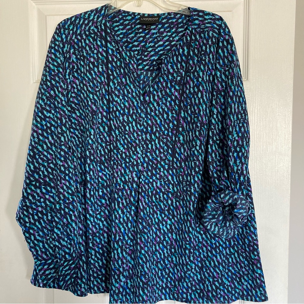 LANE BRYANT,multi color women blouse-18/20.